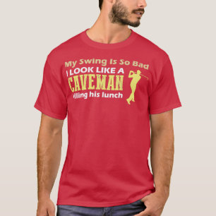 T-shirt Drôle Golfing dit cadeau pour lui Sa balançoire es