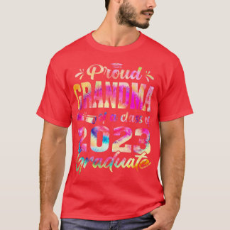T-shirt Drôle Grand-Mère Fière D'Une Classe De 2023 Diplôm