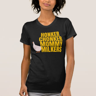 T-shirt Drôle Grand Tiddy Chonker Oie Milkies mème maman M