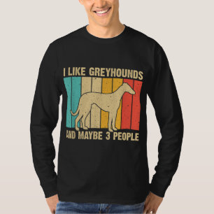 T-shirt Drôle Greyhound Design Hommes Femmes Italienne Gre
