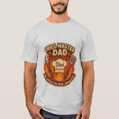 T-shirt Drôle Grill Papa Cadeau (Devant)