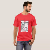 T-shirt Drôle Grumpy Chat Bah Humbug (Devant entier)