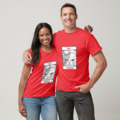 T-shirt Drôle Grumpy Chat Bah Humbug (Unisexe)