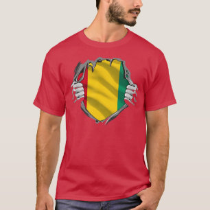 T-shirt Drôle Guinée Pays Drapeau Afrique