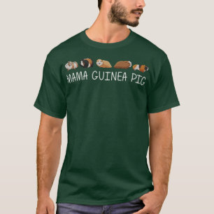 T-shirt Drôle Guinée Pig Art pour les femmes maman Rodent