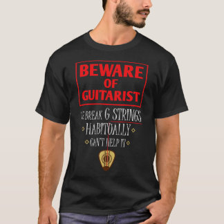 T-shirt Drôle Guitare Humour Guitare plaisanteries