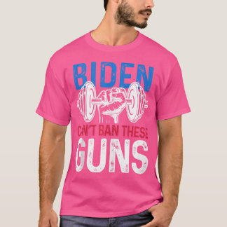 T-shirt Drôle Gym Entraînement Biden De Poids Ne Peut Pas 