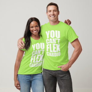 T-shirt Drôle Gym Joke - Flex Cardio