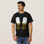 T-shirt Drôle Halloween Boo Bees (Devant entier)