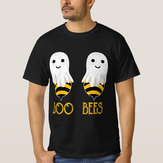 T-shirt Drôle Halloween Boo Bees (Devant)