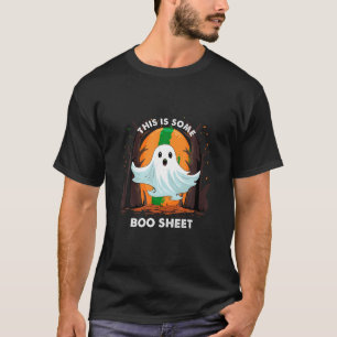 T-shirt Drôle Halloween Boo Ghost éffrayant Ceci est un Bo