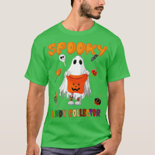 T-shirt Drôle Halloween Candy Inspecteur Candy Éffrayant C