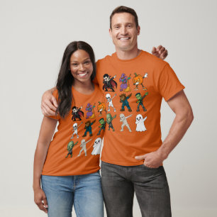 T-shirt Drôle Halloween caractères Dabbing