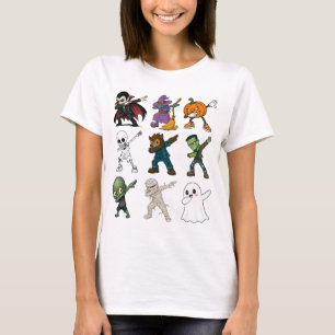 T-shirt Drôle Halloween caractères Dabbing