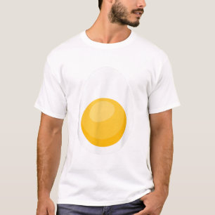 T-shirt Drôle Halloween Dévilé Costume d'oeuf Pour Homm