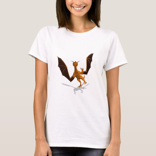 T-shirt Drôle Halloween Dragon (Devant)