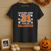 T-shirt Drôle Halloween la grossesse Tee; 31 Semaines Comp