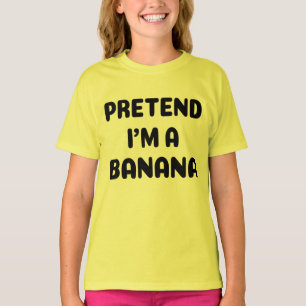 T-shirt Drôle Halloween - Prétendre que je suis une banane
