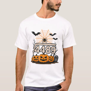T-shirt Drôle Halloween Racine Carrée 4489 67 Mème Math Ta