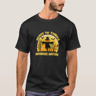 T-shirt Drôle Halloween Scarecrow - Prêt À Tumble Pumpki