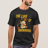 T-shirt Drôle Halloween Showghoul Costume Fantôme Desi (Devant)