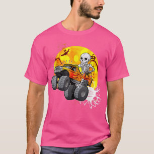 T-shirt Drôle Halloween Squelette Monster Citrouille de ca