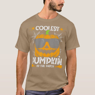 T-shirt Drôle Halloween tenue Citrouille le plus froid dan
