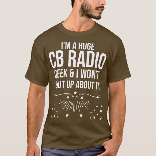 T-shirt Drôle Ham Radio Cadeau - Je suis un grand Geek de  (Devant)