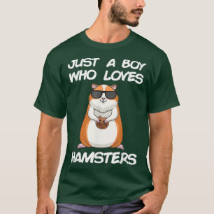 T-shirt Drôle Hamster Cadeau Pour Enfants Et Garçons Cool