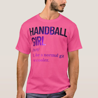 T-shirt Drôle Handball fille citation 6