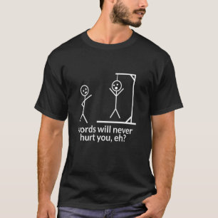 T-shirt Drôle Hang-Man Champion De L'orthographe Bee Des M