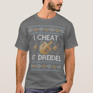 T-shirt Drôle Hanoukka Douille moche Cheat cadeau juif à D