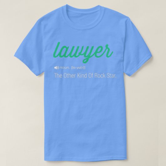 T-shirt Drôle Hilarious Lawyer Définition Cadeau Emploi Dé (Design devant)