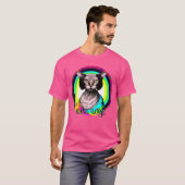 T-shirt Drôle Hippie Sphynx Chat (Devant entier)