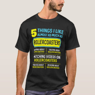 T-shirt Drôle Hobby Roller Dessous de verre Cadeaux 5 Chos