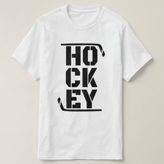 T-shirt Drôle Hockey (Design devant)