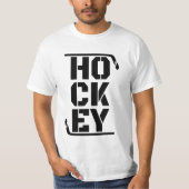 T-shirt Drôle Hockey (Devant)