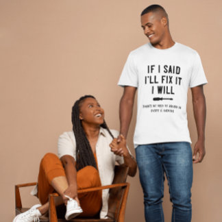 T-shirt Drôle Homme de le réparer