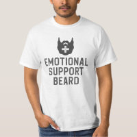 Drôle Homme's Emotional Support Beard Joke Gift