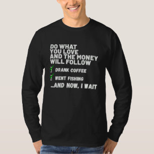 T-shirt Drôle Hommes Femmes Chrétiens Prié Est Allé Pêche