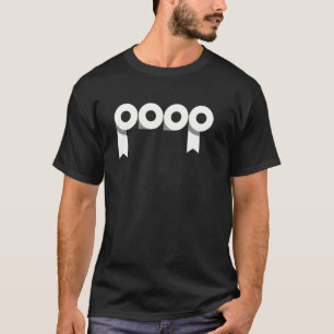 T-shirt Drôle Humour de rouleau de papier de toilette de c