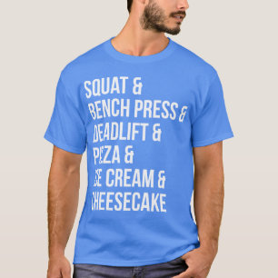T-shirt Drôle Humour De Salle De Sport - Pizza, Crème De G