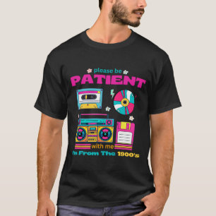 T-shirt Drôle Humour rétro Vieux Âme des années 1900 Dire