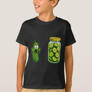 T-shirt Drôle hurler Pickle Jar Cucumber Joke Mème Humo
