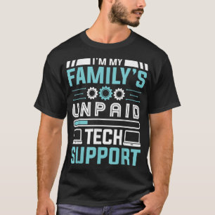 T-shirt Drôle Im Mes Familles Cadeau de support technique