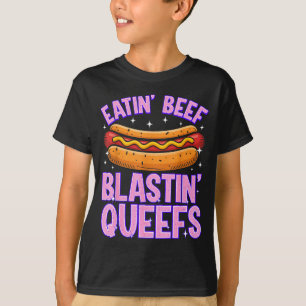 T-shirt Drôle inapproprié en train de manger du boeuf en t