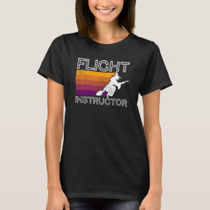 T-shirt Drôle instructeur de vol Pilote Halloween Éffrayan