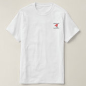 T-shirt Drôle Introvert Humour Tee avec signe main (Design devant)