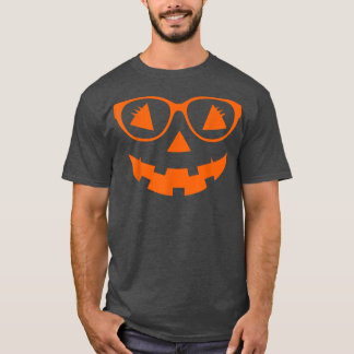 T-shirt Drôle Jack-o'-lantern Face Citrouille Halloween Co