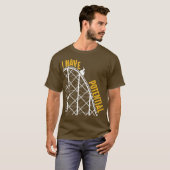 T-shirt Drôle J'Ai Potentiel Cool Roller Dessous de verre (Devant entier)